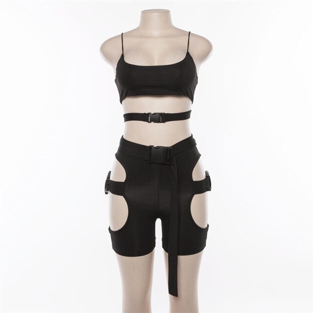 Soul Vibes Neon Green Two Piece Set Tracksuit Women Summer Top and Biker Shorts Rave Festival Sexy Club Outfits 2 Pcs Matching Sets