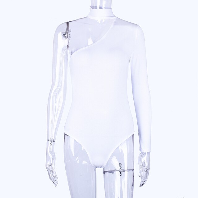 Soul Vibes summer women bodysuit one shoulder sexy one piece rompers heigh nech clothes festival elegant streetwear plus size