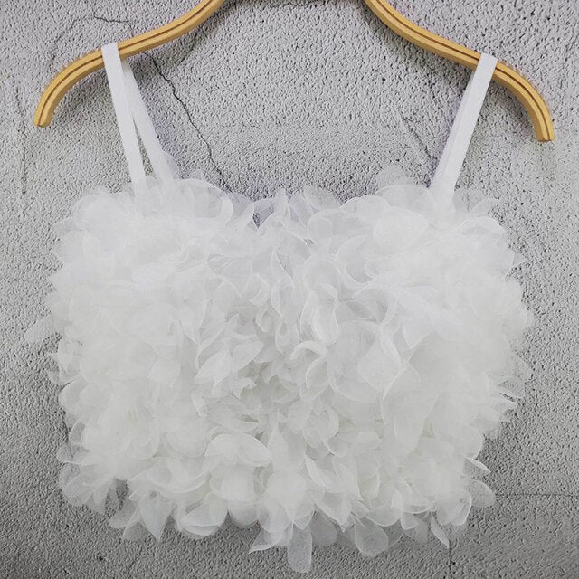 Soul Vibes Sexy Flowers Crop Top Yk2 Clothing Corset Top Festival Rave Club Outfits for Women Elegant Sweet Bra